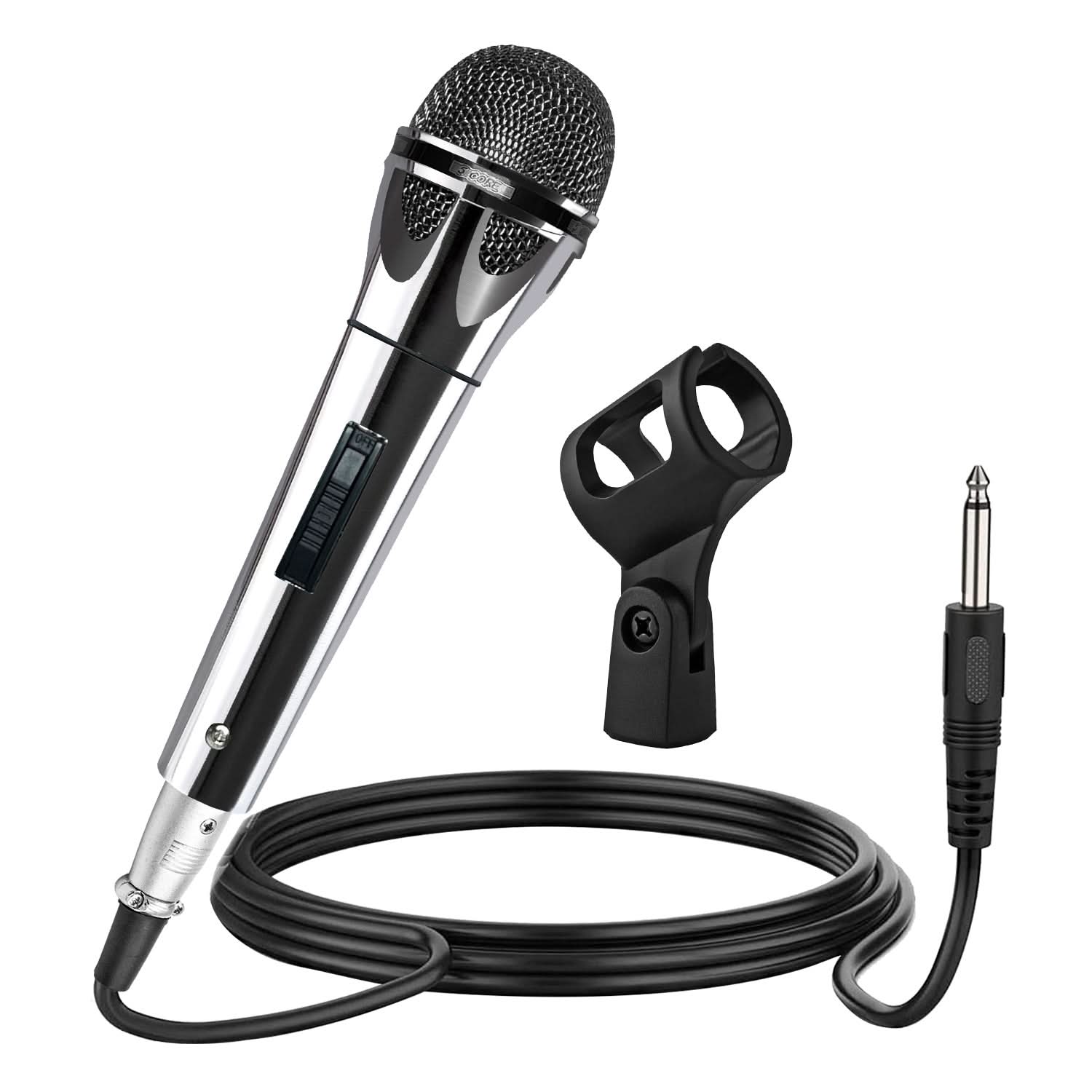 Shure Mic Sm58 - Micrófono Dinámico XLR de 5 Núcleos,