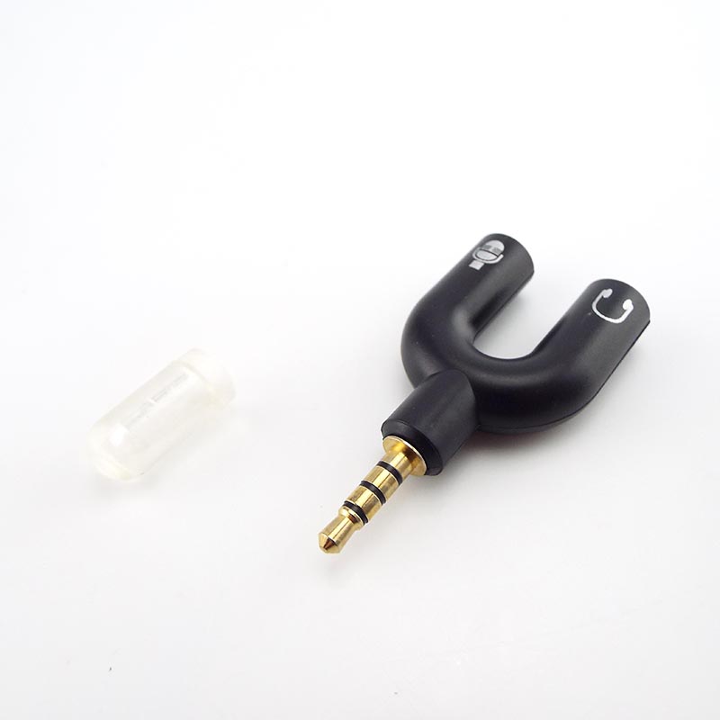 Adaptador divisor de conector  - Earphone Splitter Jack reseña y precio